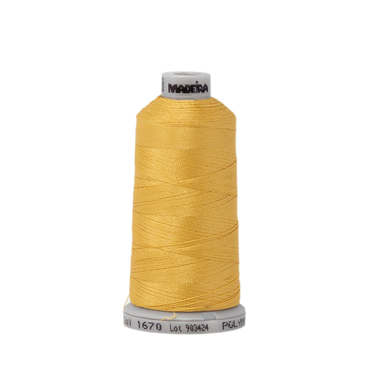 1670 Yellow Beige PolyNeon 40 Embroidery Thread