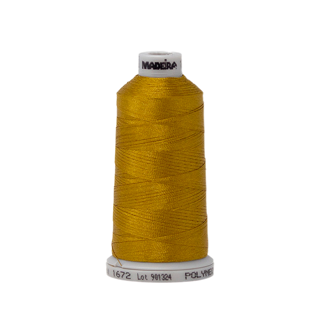 1672 Brown Gold PolyNeon 40 Embroidery Thread