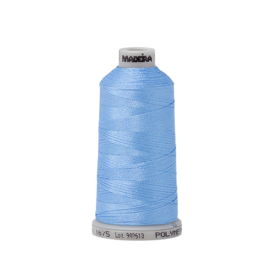 1675 Blue PolyNeon 40 Embroidery Thread