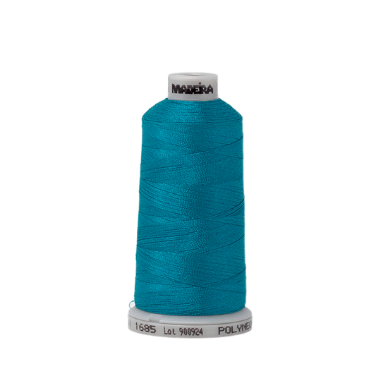 1685 Blue Green PolyNeon 40 Embroidery Thread