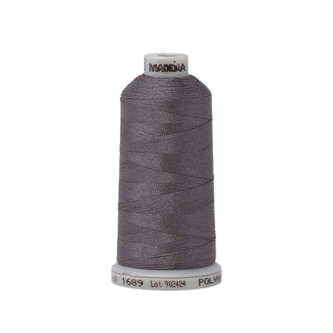 1689 Gray PolyNeon 40 Embroidery Thread
