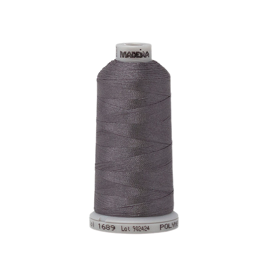 1689 Gray PolyNeon 40 Embroidery Thread