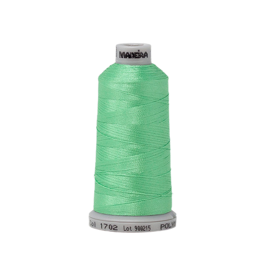 1702 Green PolyNeon 40 Embroidery Thread