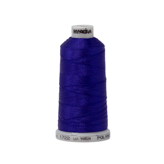 1722 Blue Purple PolyNeon 40 Embroidery Thread