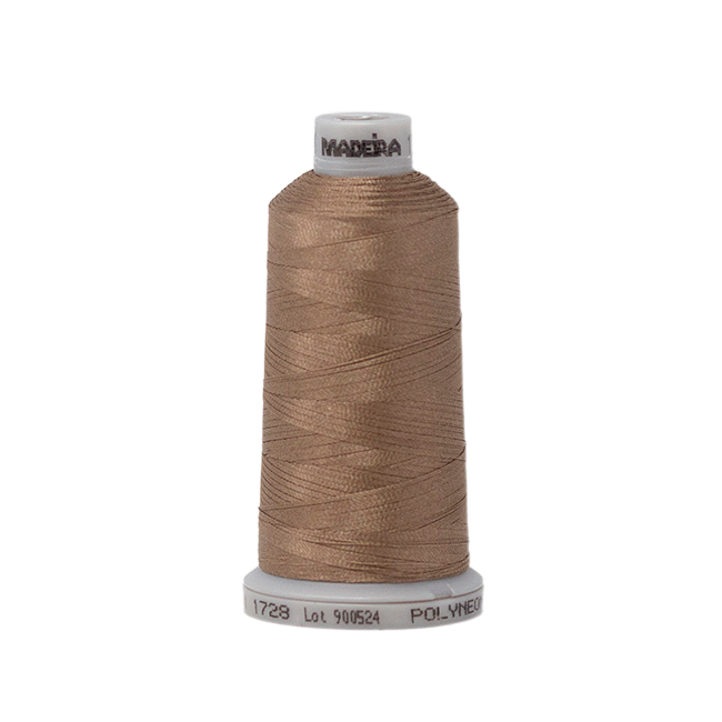 1728 Brown PolyNeon 40 Embroidery Thread