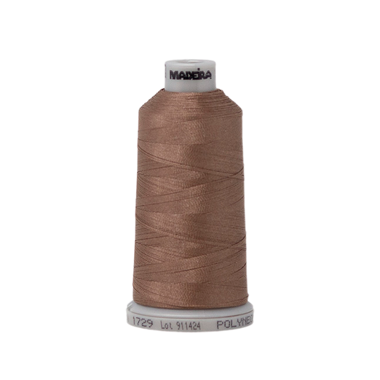 1729 Brown PolyNeon 40 Embroidery Thread