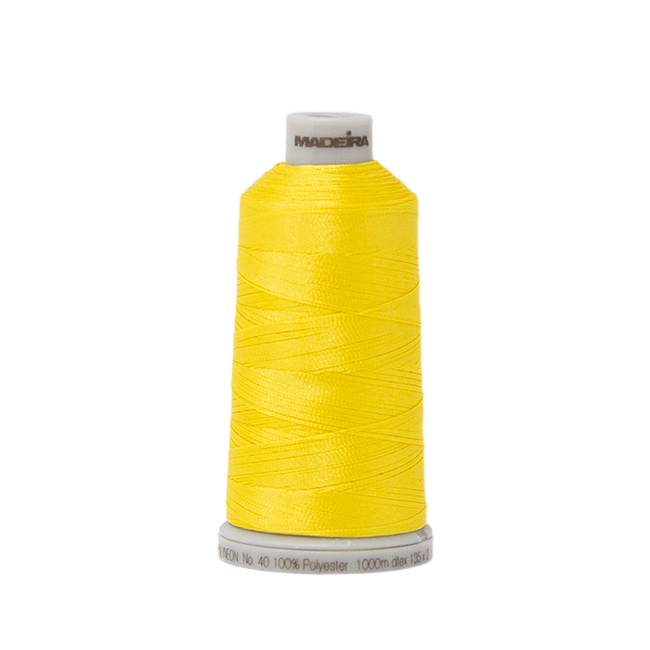 1735 Yellow PolyNeon 40 Embroidery Thread