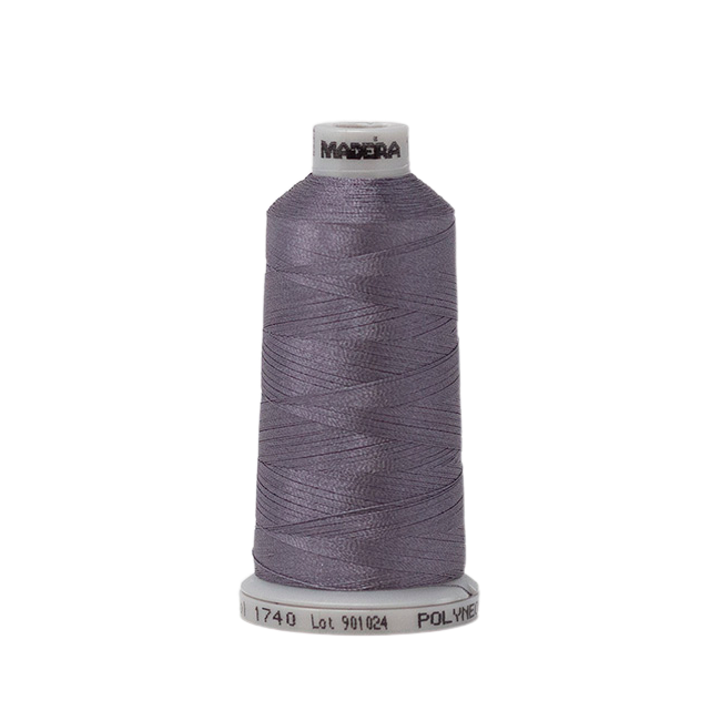 1740 Blue Gray PolyNeon 40 Embroidery Thread