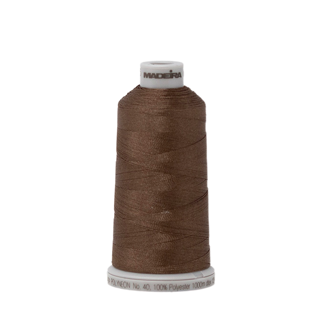 1745 Brown PolyNeon 40 Embroidery Thread