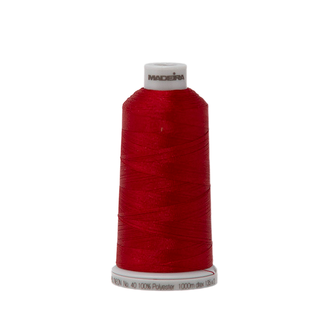 1747 Red PolyNeon 40 Embroidery Thread