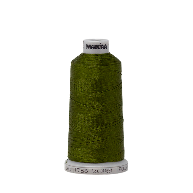 1756 Green PolyNeon 40 Embroidery Thread