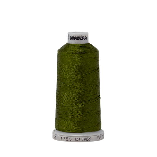 1756 Green PolyNeon 40 Embroidery Thread