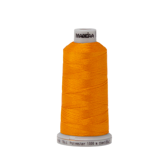 1763 Brown Orange PolyNeon 40 Embroidery Thread