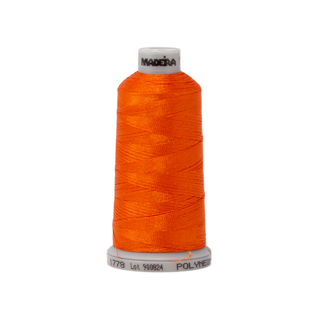 1778 Brown Orange PolyNeon 40 Embroidery Thread