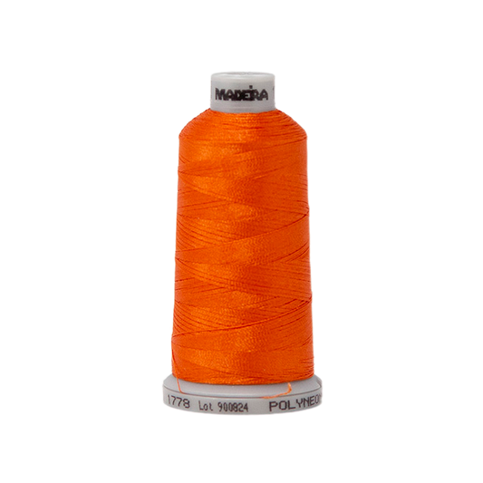 1778 Brown Orange PolyNeon 40 Embroidery Thread