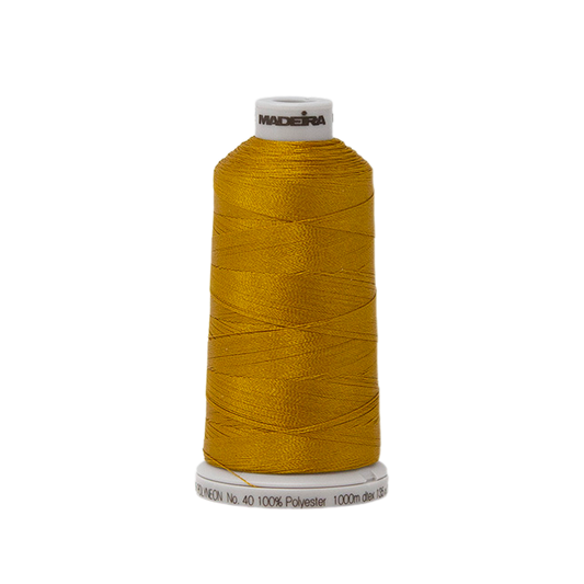 1792 Green Gold PolyNeon 40 Embroidery Thread