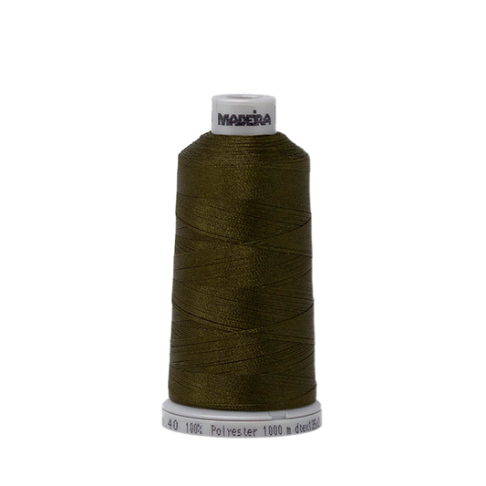 1794 Green Brown PolyNeon 40 Embroidery Thread