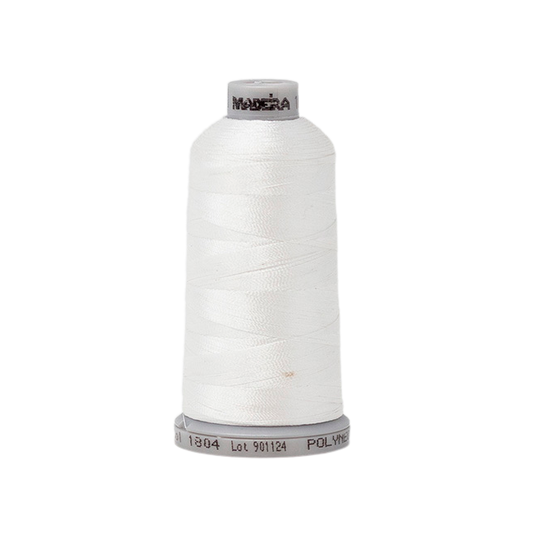 1804 White PolyNeon 40 Embroidery Thread