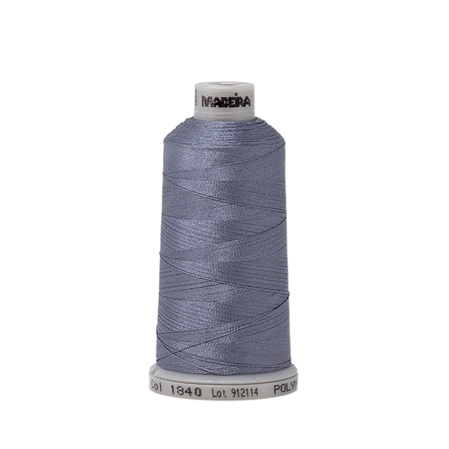 1840 Gray PolyNeon 40 Embroidery Thread
