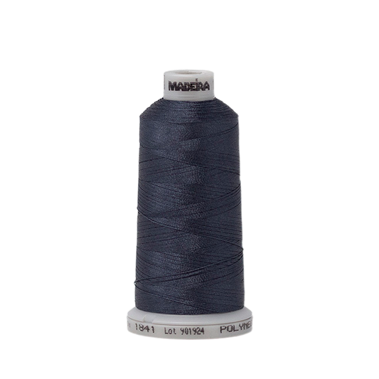 1841 Gray PolyNeon 40 Embroidery Thread
