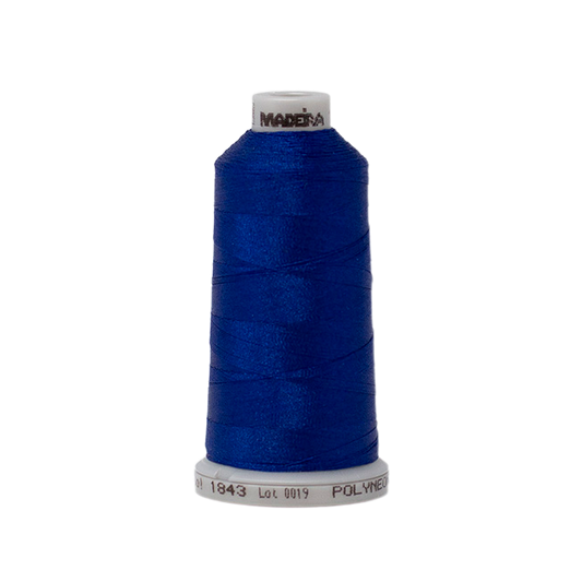 1843 Blue PolyNeon 40 Embroidery Thread