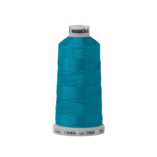 1846 Blue Green PolyNeon 40 Embroidery Thread