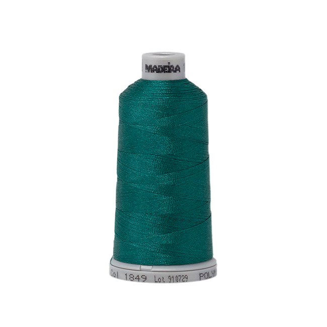 1849 Green PolyNeon 40 Embroidery Thread