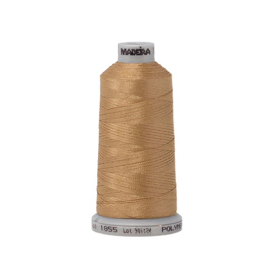 1855 Brown PolyNeon 40 Embroidery Thread