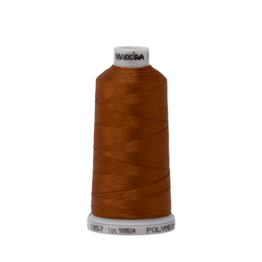 1857 Brown PolyNeon 40 Embroidery Thread