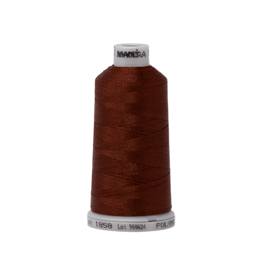 1858 Red Brown PolyNeon 40 Embroidery Thread