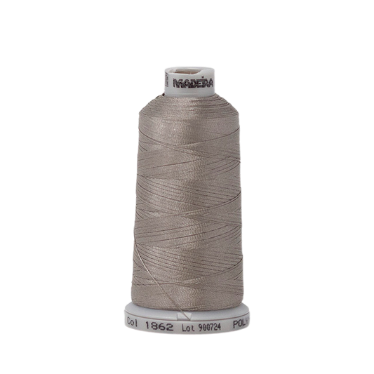 1862 Brown Gray PolyNeon 40 Embroidery Thread