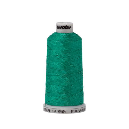 1868 Green PolyNeon 40 Embroidery Thread