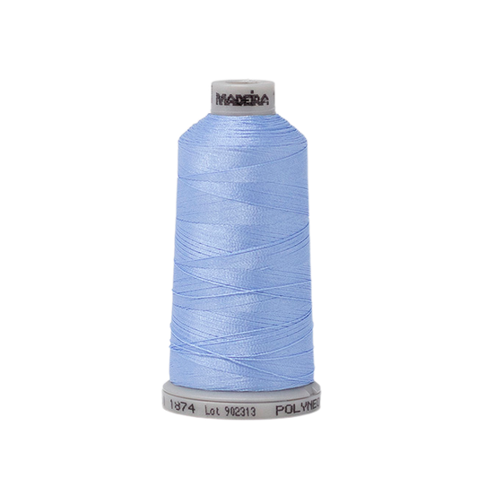 1874 Blue PolyNeon 40 Embroidery Thread