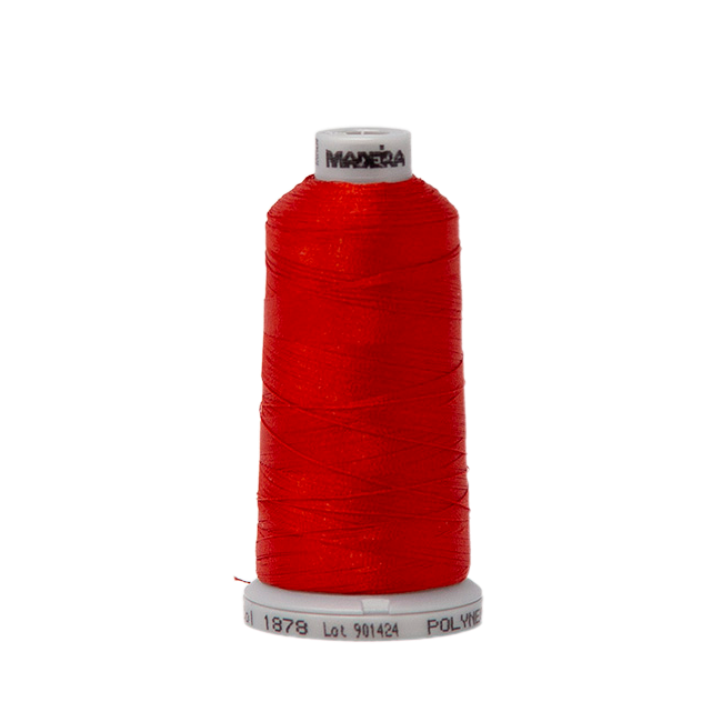 1878 Red PolyNeon 40 Embroidery Thread