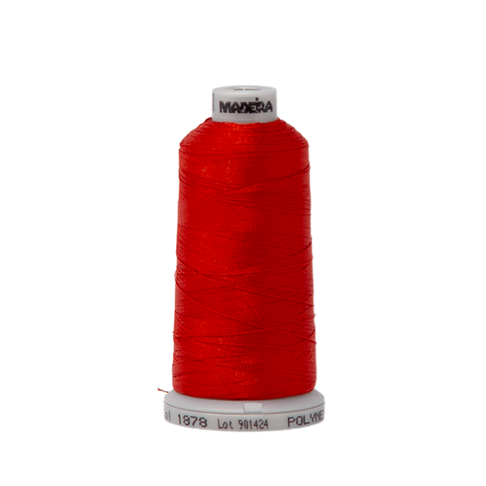 1878 Red PolyNeon 40 Embroidery Thread