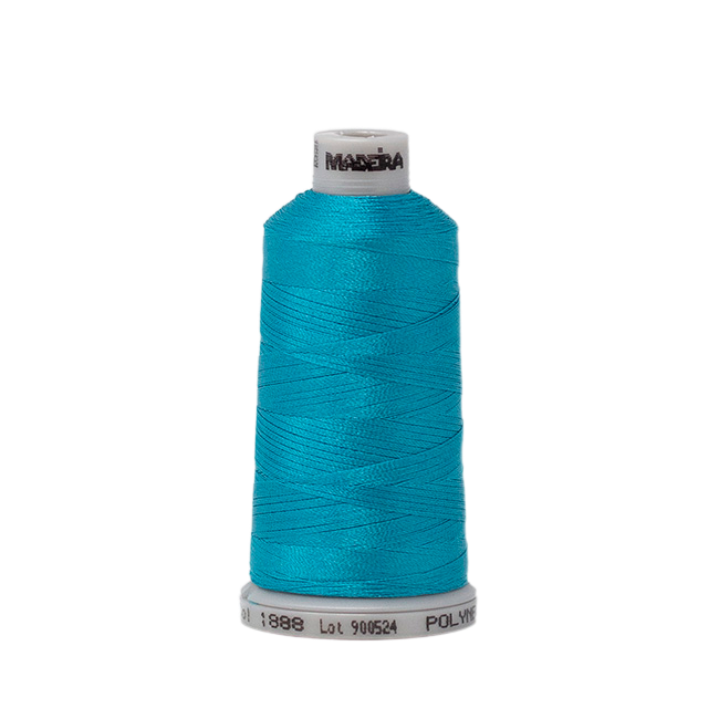 1888 Blue Green PolyNeon 40 Embroidery Thread