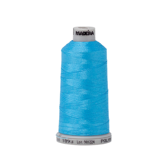 1893 Blue Green PolyNeon 40 Embroidery Thread
