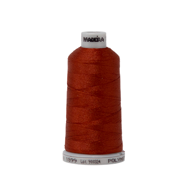 1899 Red Brown PolyNeon 40 Embroidery Thread