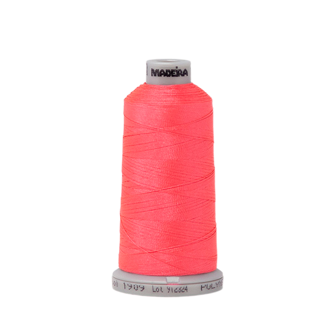 1909 Pink PolyNeon 40 Embroidery Thread