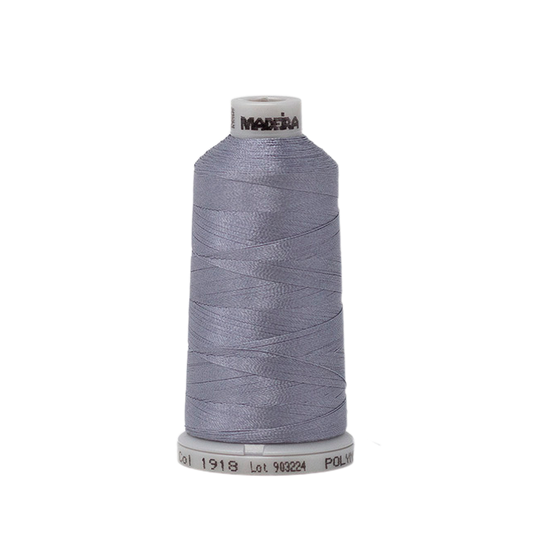 1918 Gray PolyNeon 40 Embroidery Thread