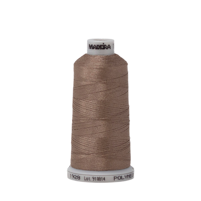 1928 Brown PolyNeon 40 Embroidery Thread