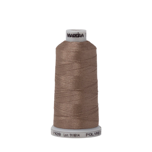 1928 Brown PolyNeon 40 Embroidery Thread