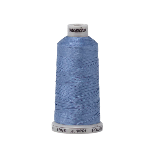 1960 Blue Gray PolyNeon 40 Embroidery Thread