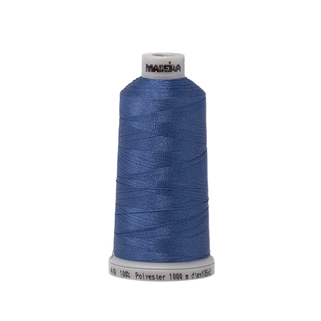 1961 Blue Gray PolyNeon 40 Embroidery Thread