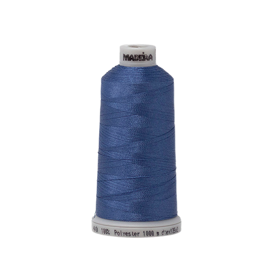 1961 Blue Gray PolyNeon 40 Embroidery Thread