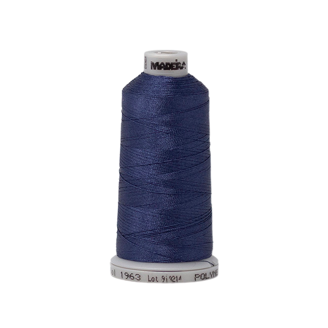 1963 Blue Gray PolyNeon 40 Embroidery Thread