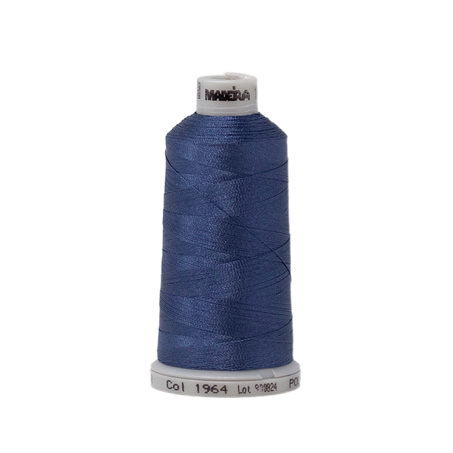 1964 Blue Gray PolyNeon 40 Embroidery Thread