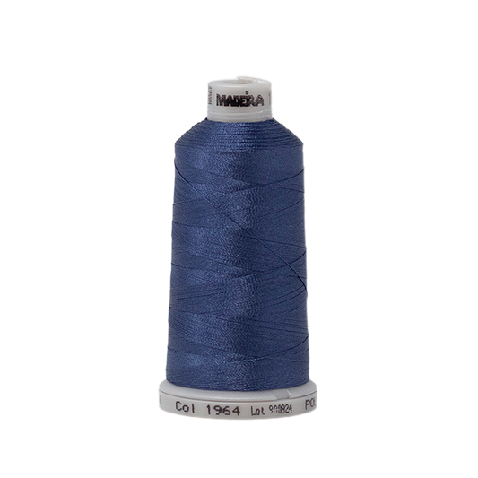 1964 Blue Gray PolyNeon 40 Embroidery Thread