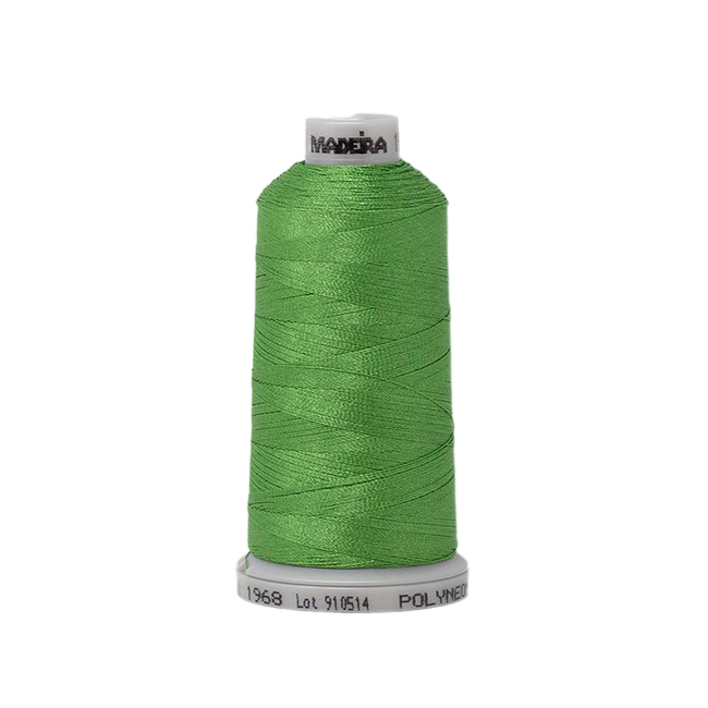 1968 Green PolyNeon 40 Embroidery Thread