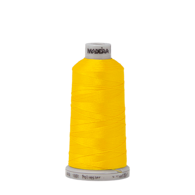 1971 Yellow PolyNeon 40 Embroidery Thread
